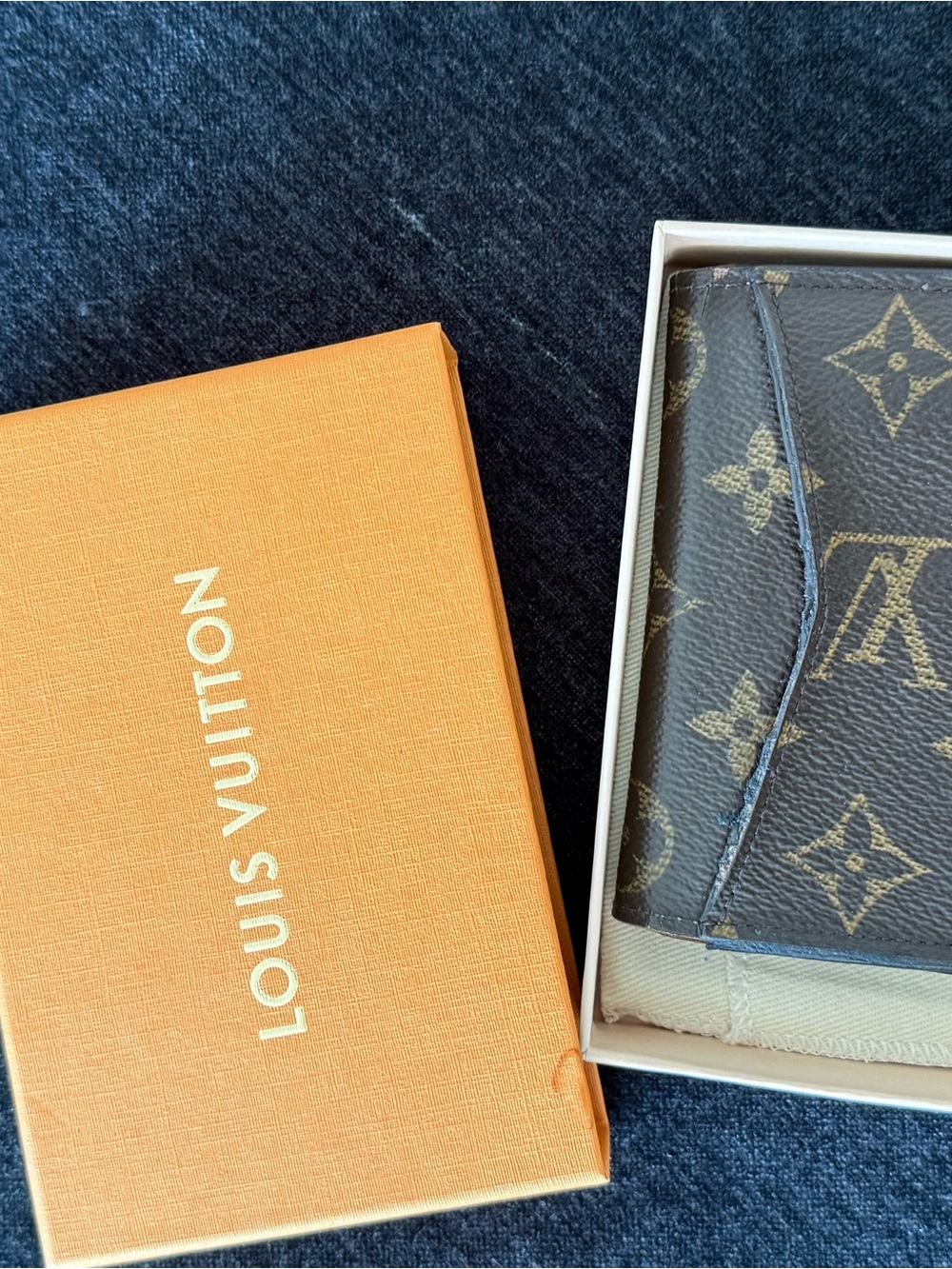 Louis Vuitton Brown Monogram Canvas Card Holder